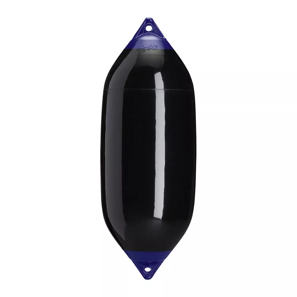 Polyform F-7 Twin Eye Fender 15" x 41" - Black [F-7 BLACK]
