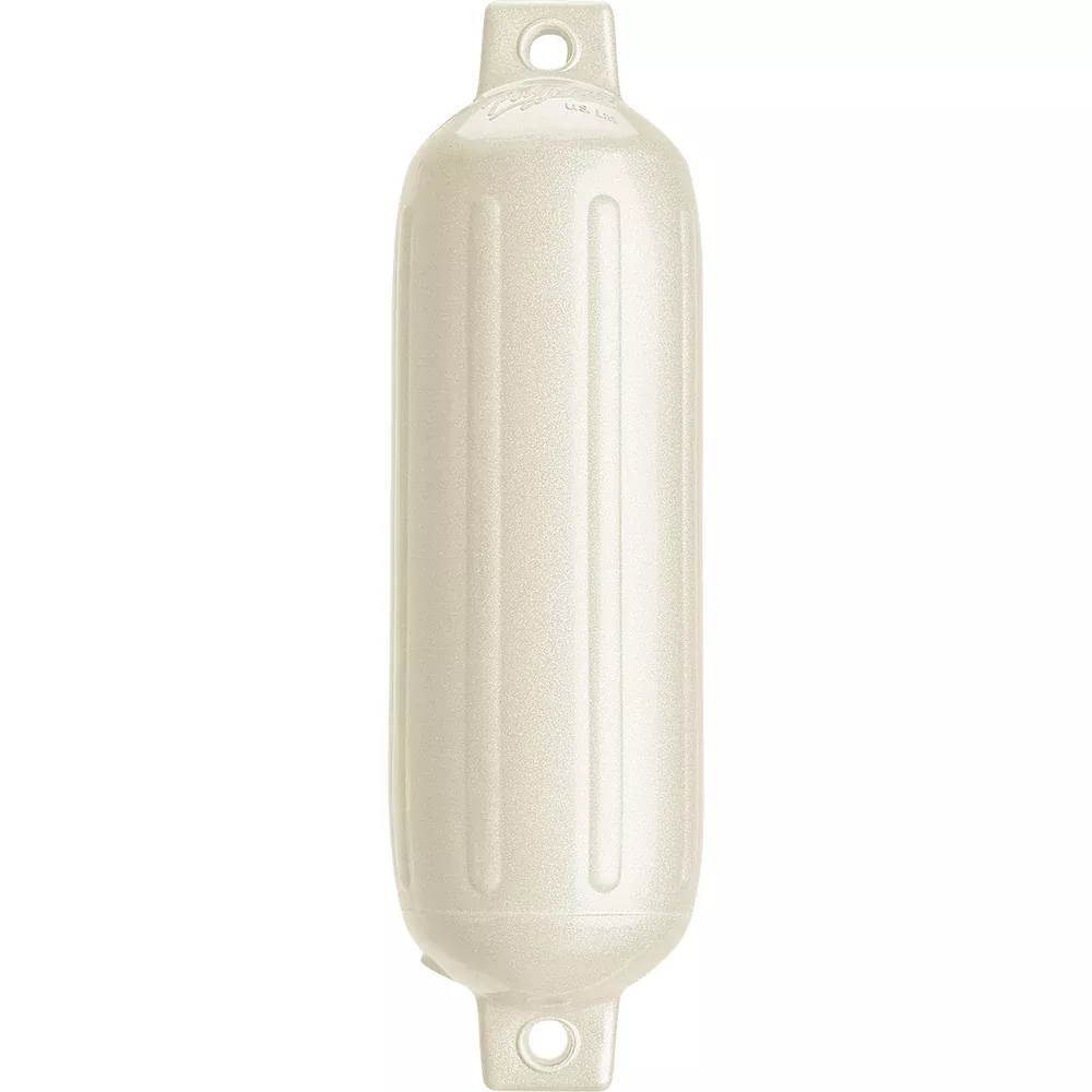 Polyform G-3 Twin Eye Fender 5.5" x 19" - Metallic White [G-3 METALLIC