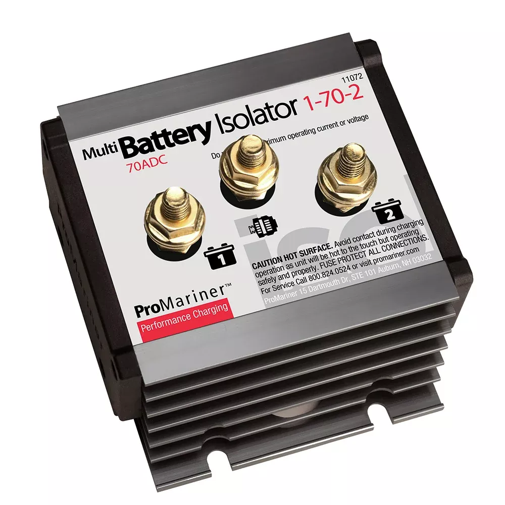 ProMariner Battery Isolator - 1 Alternator - 2 Battery - 70 AMP [11072