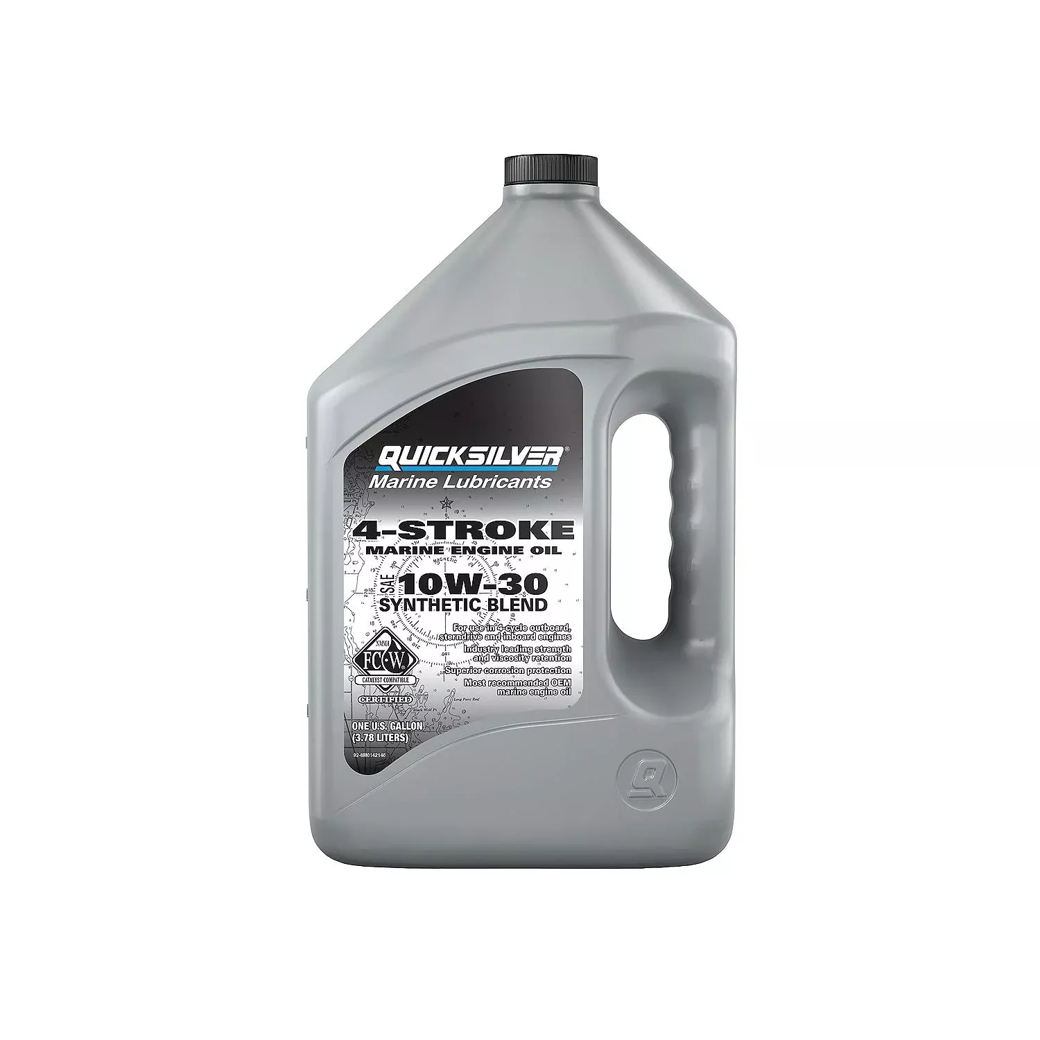 Quicksilver 10W-30 Marine Engine Oil 1 Gallon