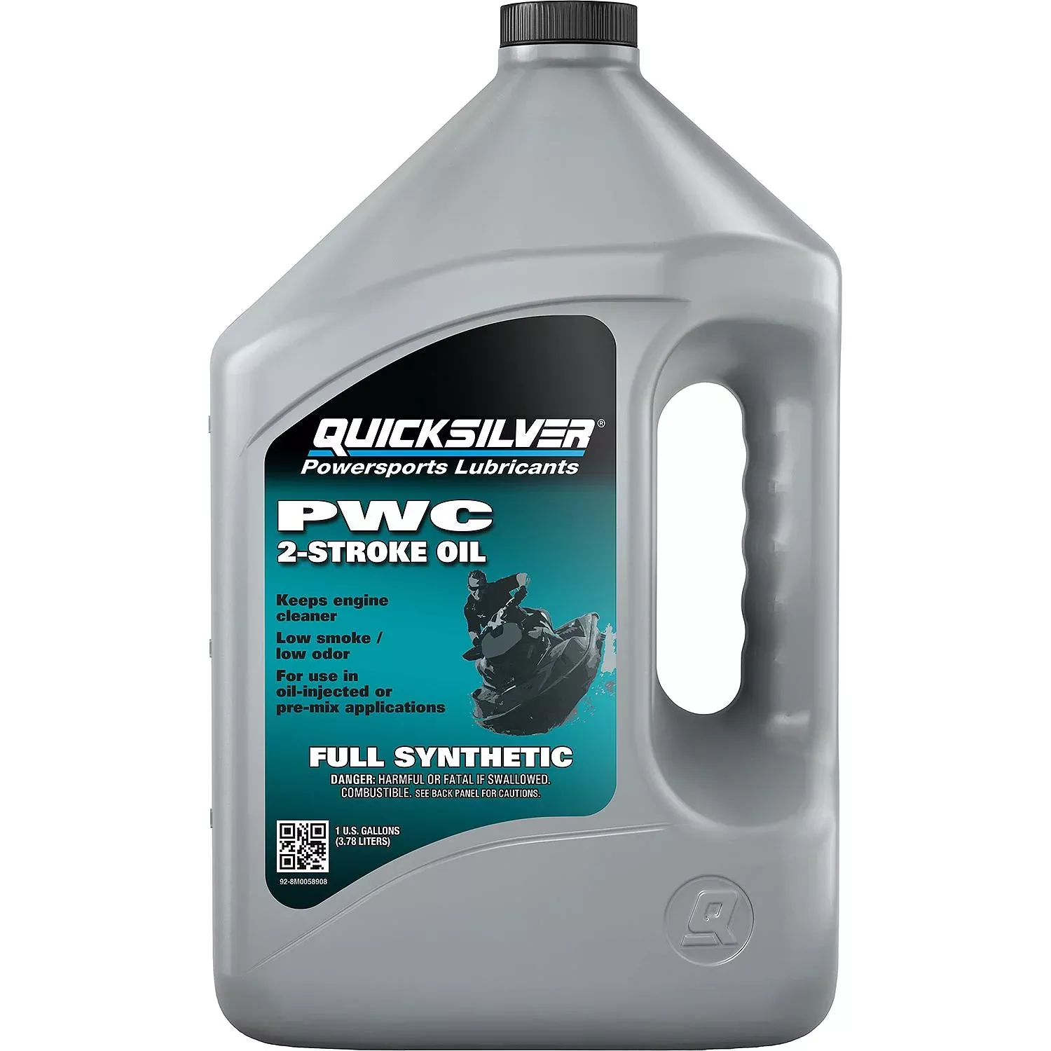 Quicksilver 8M0058908 Full Synthetic 2-Stroke PWC Marine Oil
