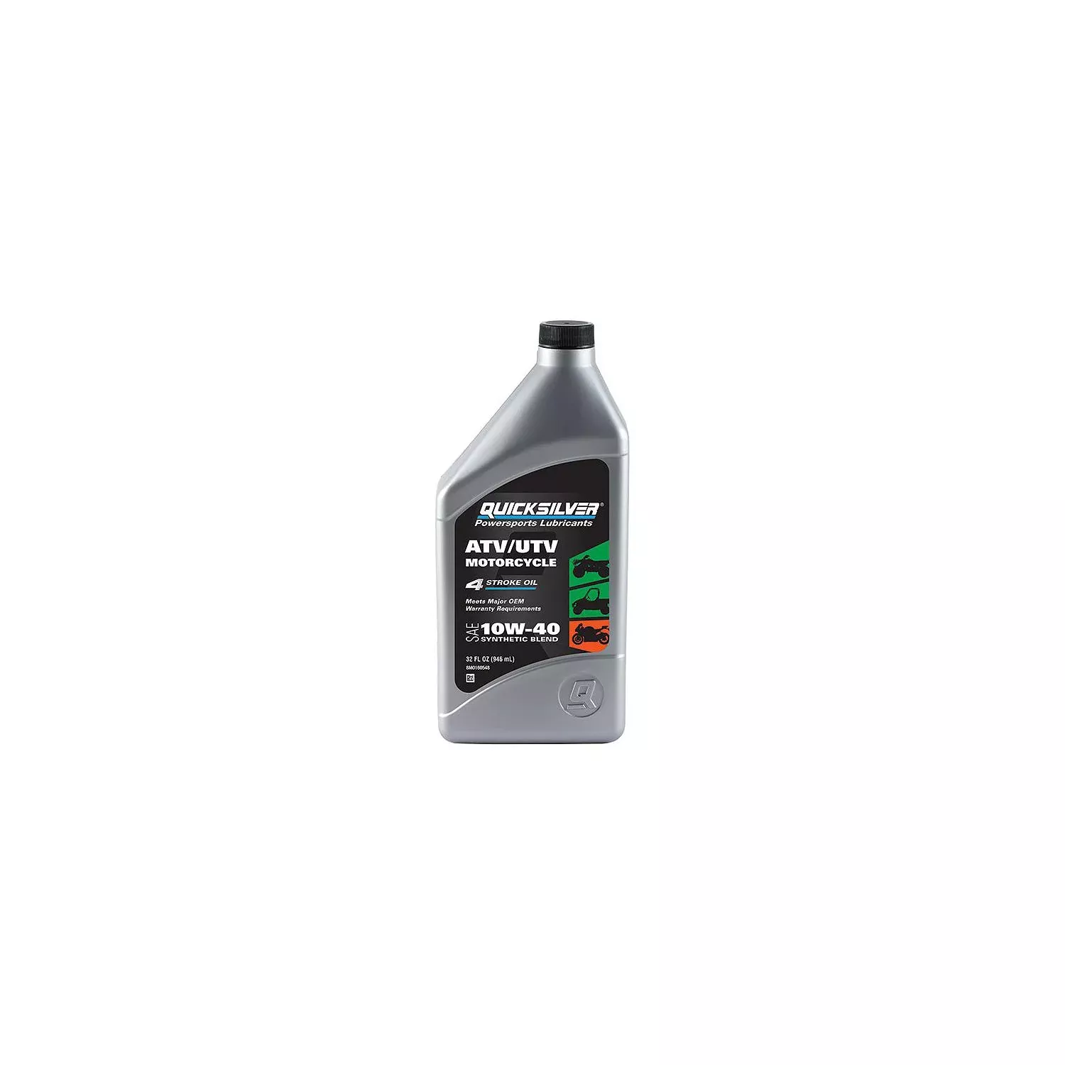 Quicksilver 8M0160548 10W-40 Synthetic Blend ATV/UTV Oil (6-Pack)