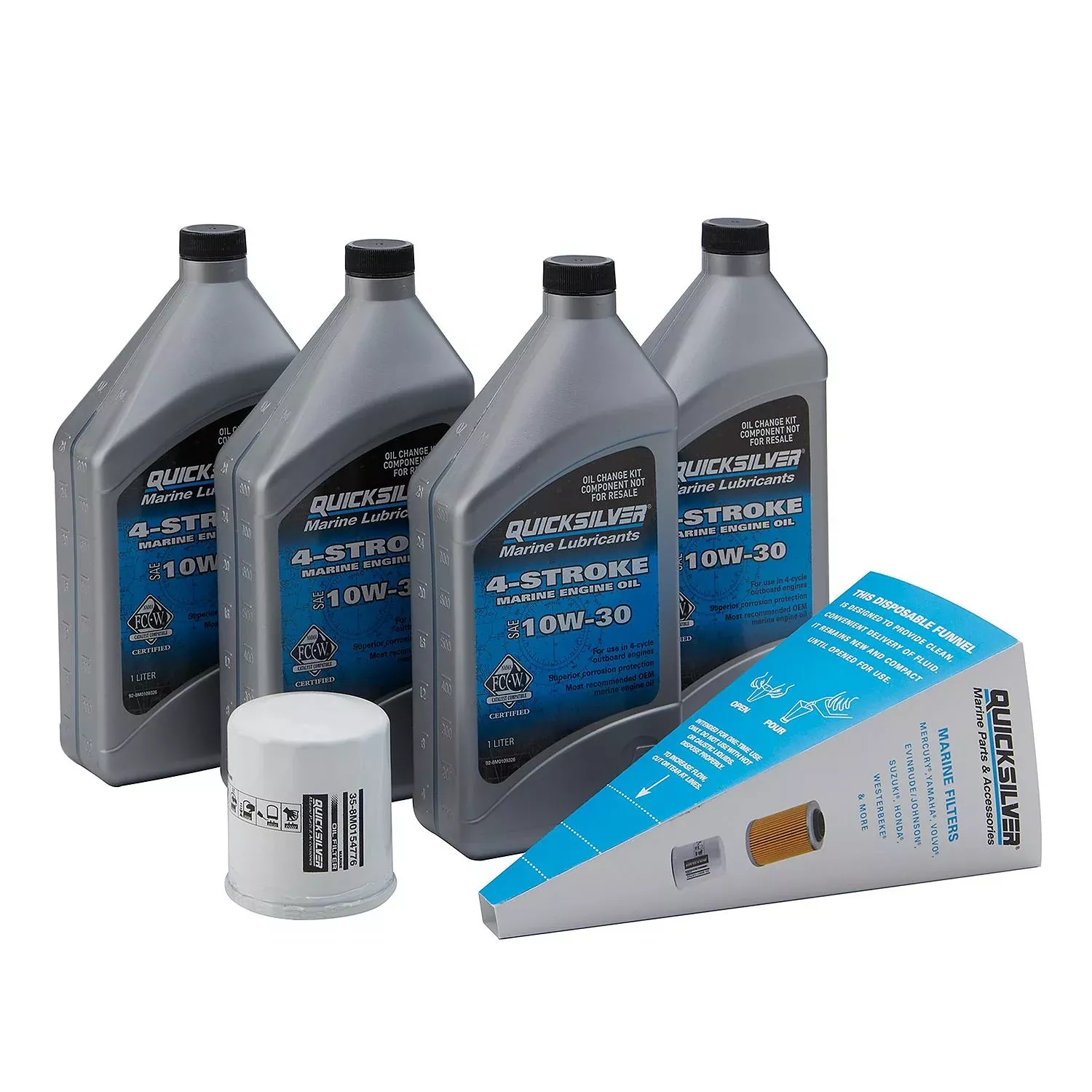 Quicksilver 8M0162422 Oil Change Kit for Yamaha F75–F115