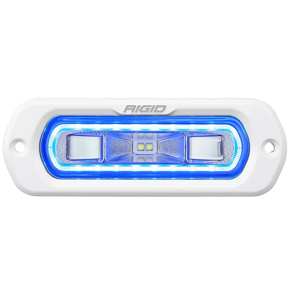 RIGID Industries SR-L Series Marine Spreader Light - White Flush Mount