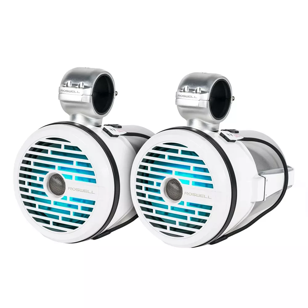 Roswell R1 8 Tower Speakers - White - 100W RMS 200W Peak Power [C920-1