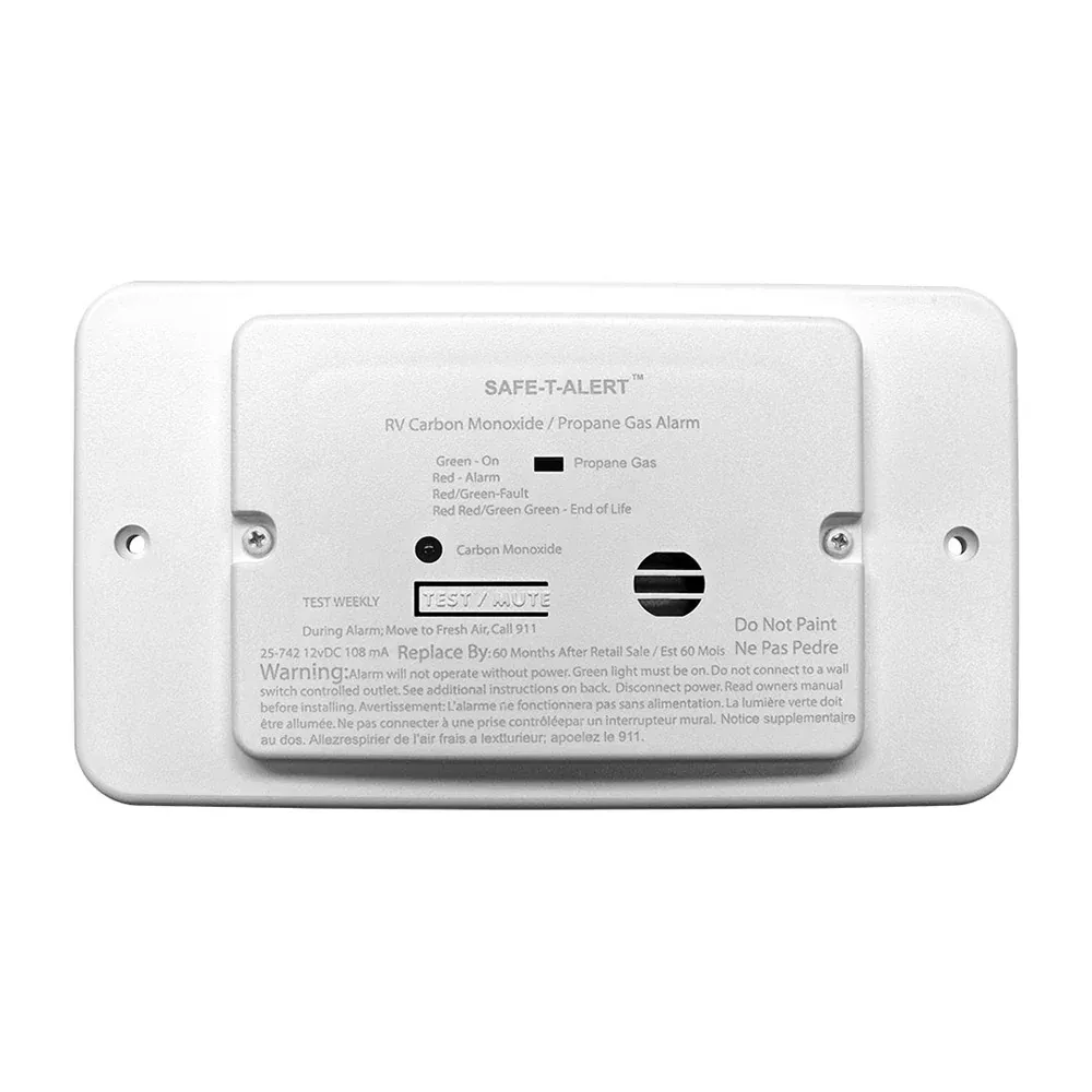 Safe-T-Alert 25 Series Flush Mount Dual Carbon Monoxide/Propane Alarm