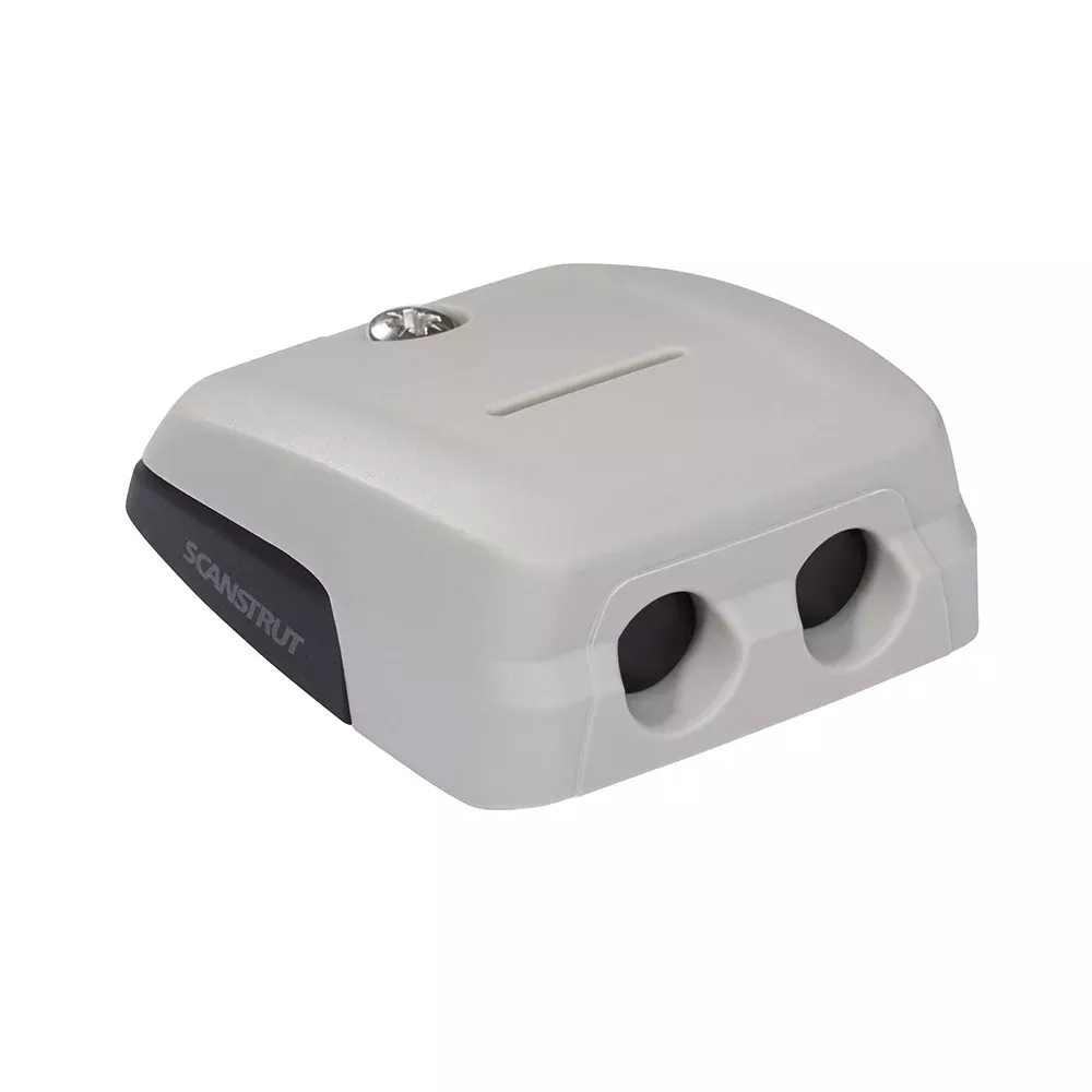 Scanstrut Horizontal Double-Entry Cable Seal - Grey - Multiple Cable C