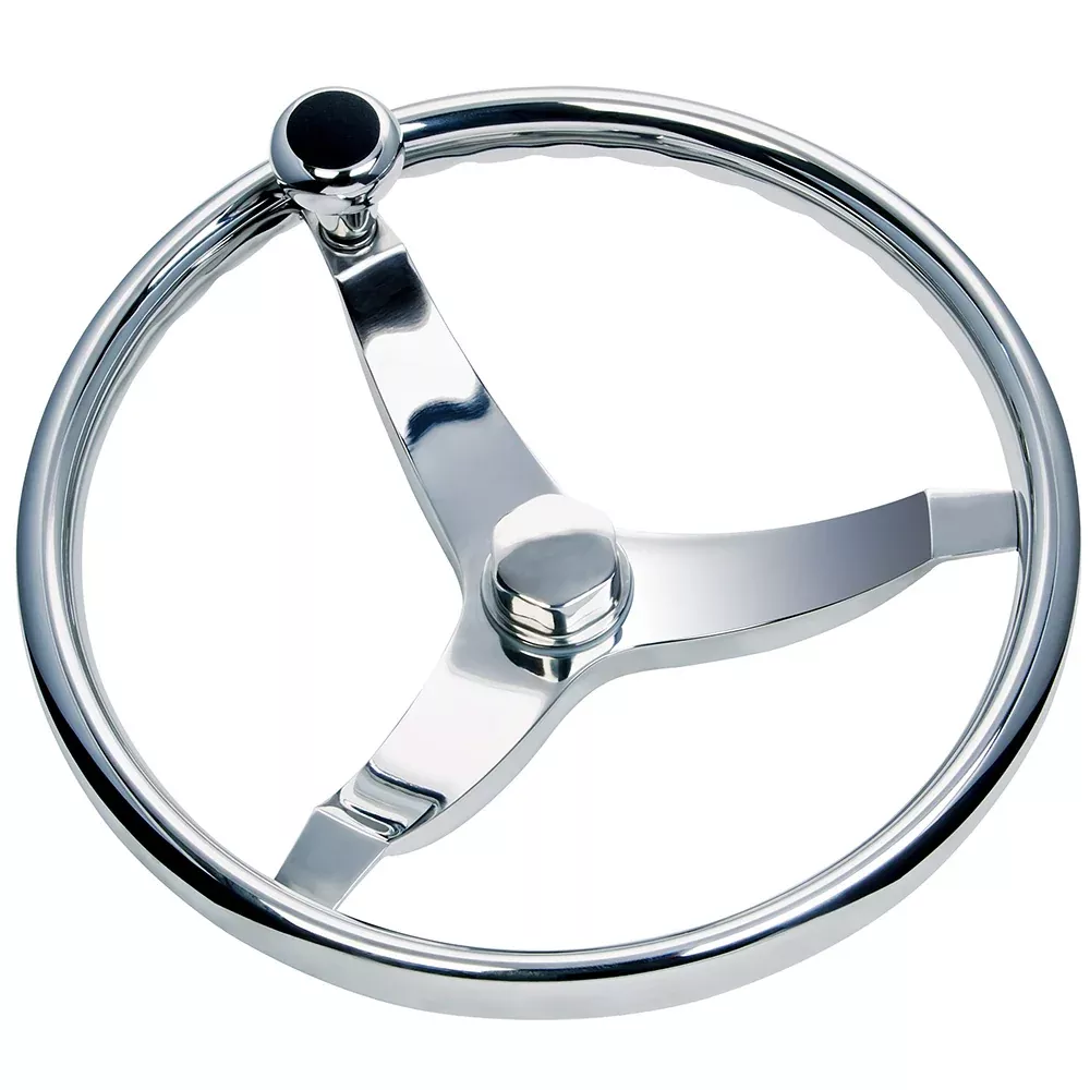Schmitt Marine Vision FX Model 714 - 13.5" Wheel w/Knob Finger Grip -
