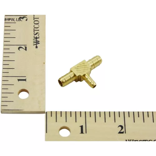 Schneider Electric (Barber Colman) B-377 3/8x3/8x1/4 Barbed Tee Fitting 100pc