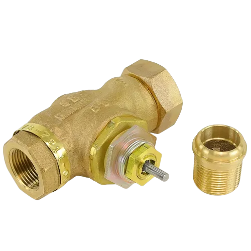 Schneider Electric (Barber Colman) VB-7211-0-4-7 Globe Valve, 1" NPT x Union, 10 Cv, Two-Way, Bronze Body
