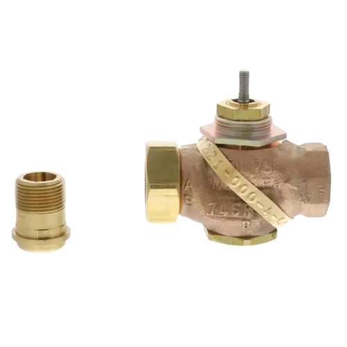 Schneider Electric (Barber Colman) VB-7221-0-4-6 Globe Valve, 3/4" NPT x Union, 7.5 Cv, Two-Way