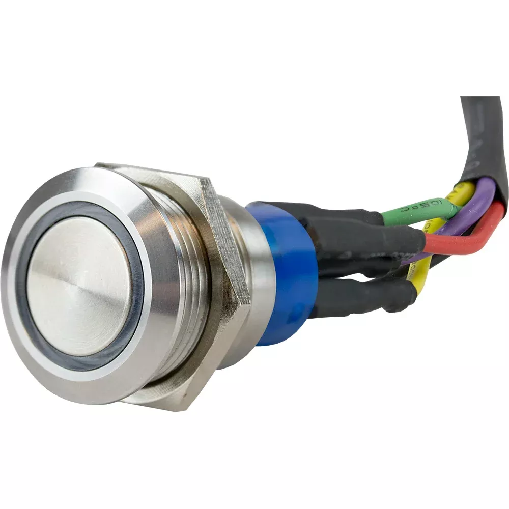 Sea-Dog LED Push Button On/Off Switch - Formed 304 Stainless Steel [40