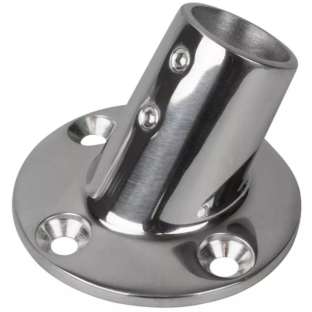 Sea-Dog Rail Base Fitting 2-3/4" Round Base 60 316 Stainless Steel - 1