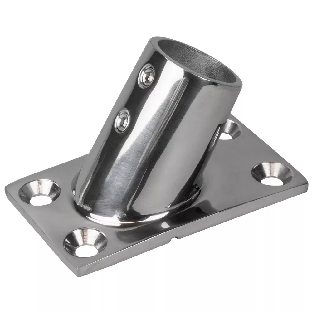 Sea-Dog Rail Base Fitting Rectangular Base 60 316 Stainless Steel - 1-