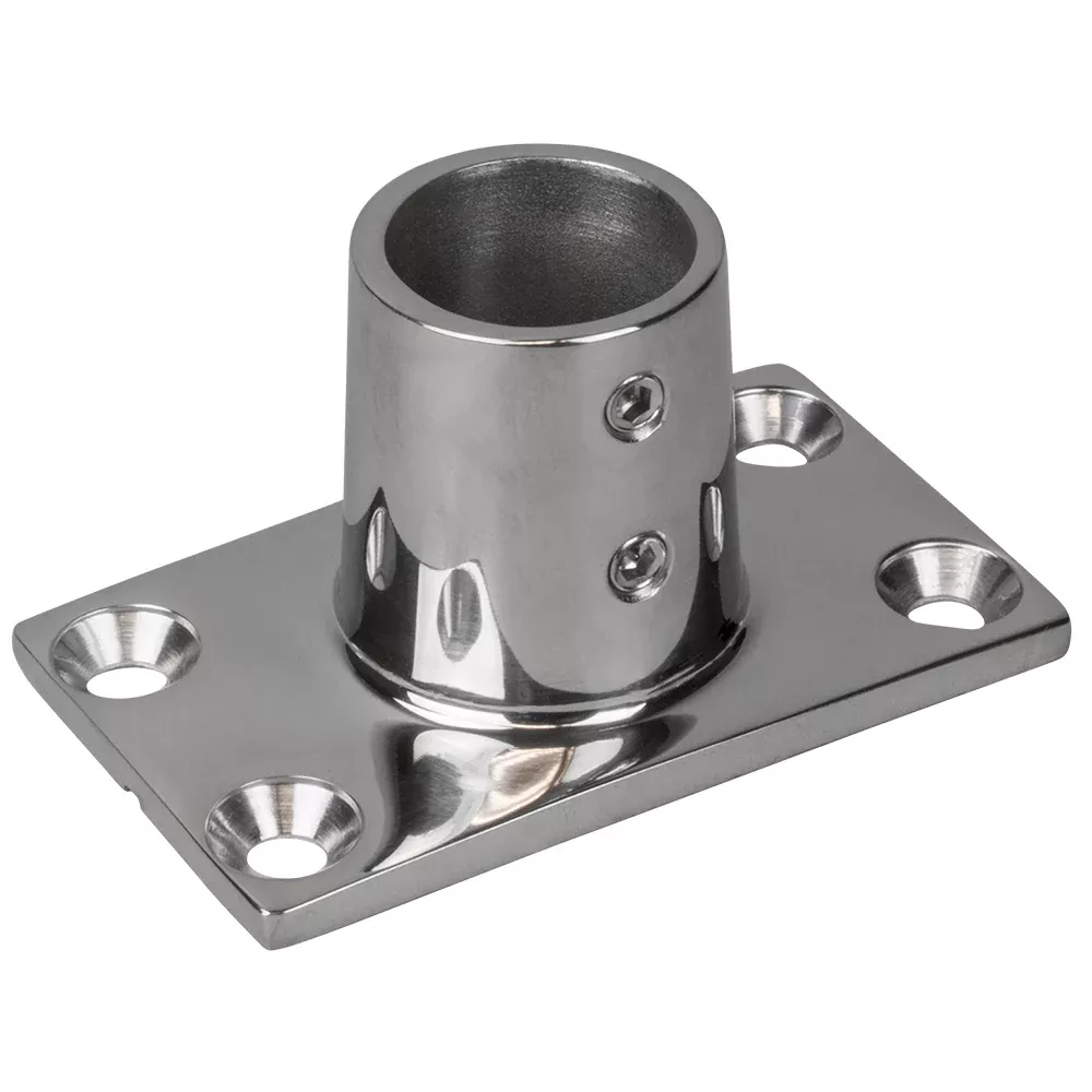 Sea-Dog Rail Base Fitting Rectangular Base 90 - 316 Stainless Steel -