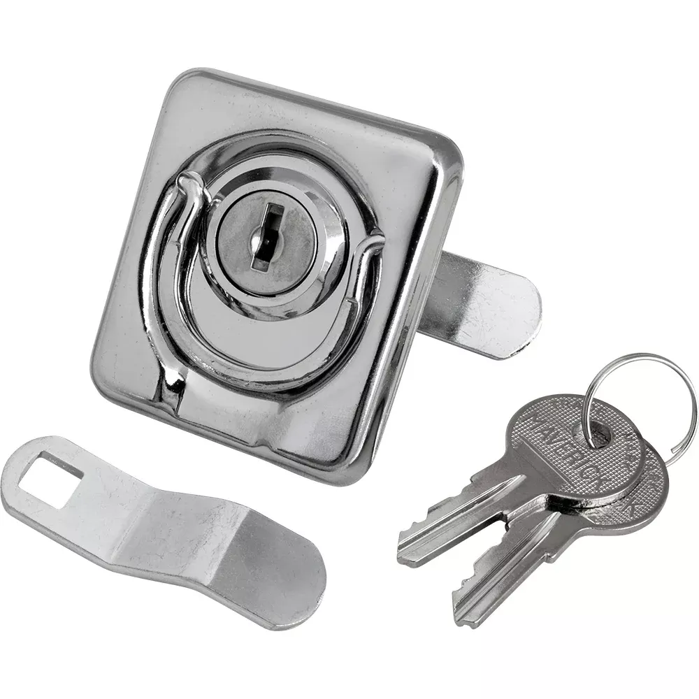 Sea-Dog Surface Mount Locking Ring Pull - Stamped 304 Stainless Steel/