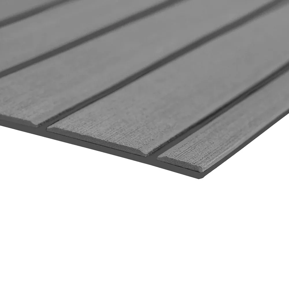 SeaDek 40" x 80" 6mm Teak Full Sheet - Brushed Texture - Storm Grey/Da