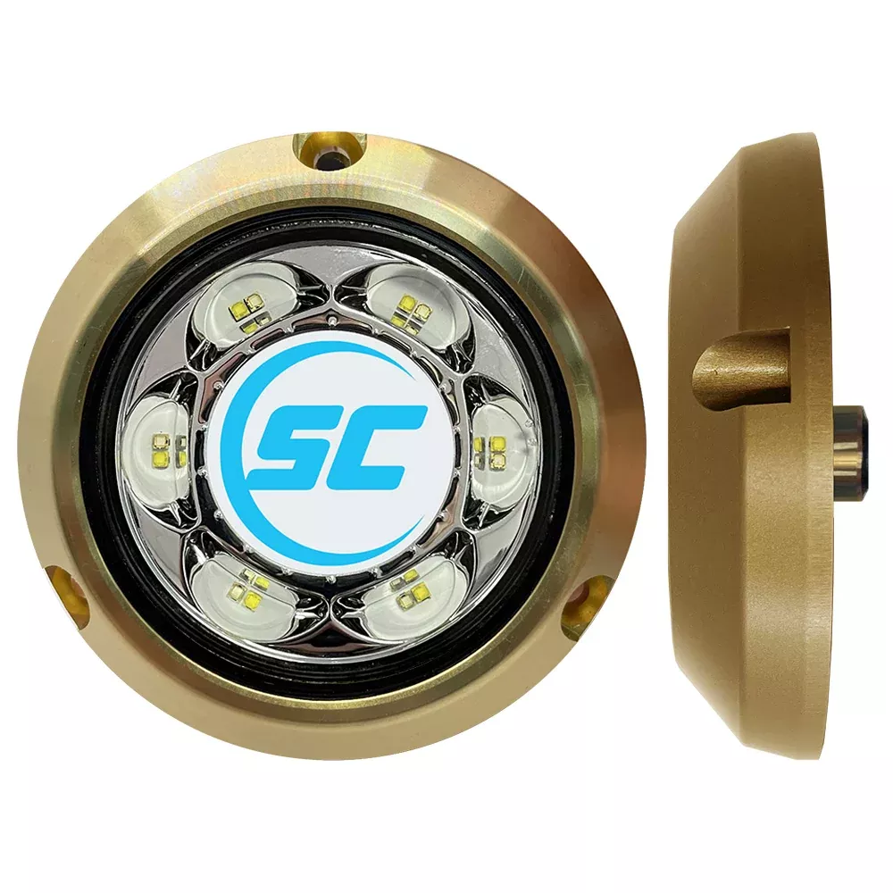 Shadow-Caster SC3 Series Blue/White Bronze Surface Mount Underwater Li