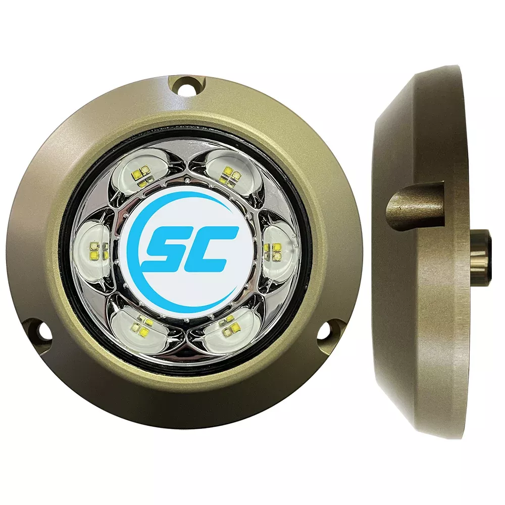Shadow-Caster SC3 Series Underwater Light - Light Blue/White [SC3-BW-A