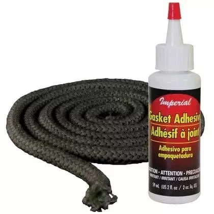 Sierra Wood Stove 1/2in Door Gasket Kit with Adhesive