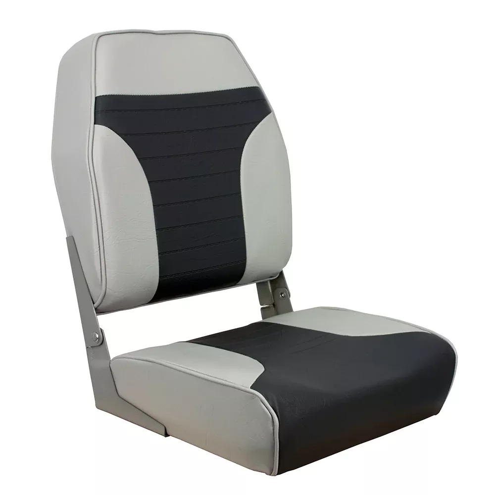 Springfield High Back Multi-Color Folding Seat - Grey/Charcoal [104066