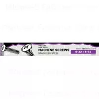 Stainless Steel Phillips Oval Machine Screws Assortment - Midwest Collection