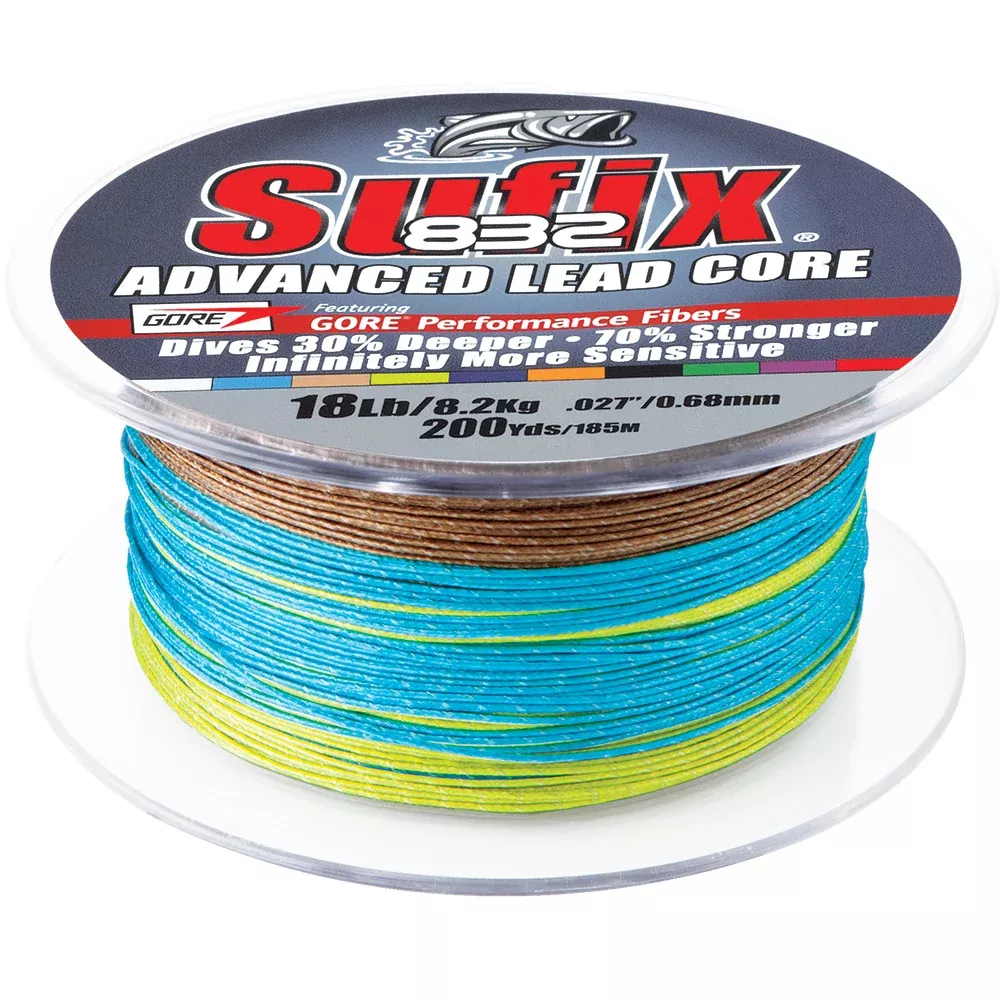 Sufix 832 Advanced Lead Core - 12lb - 10-Color Metered - 200 yds [658-