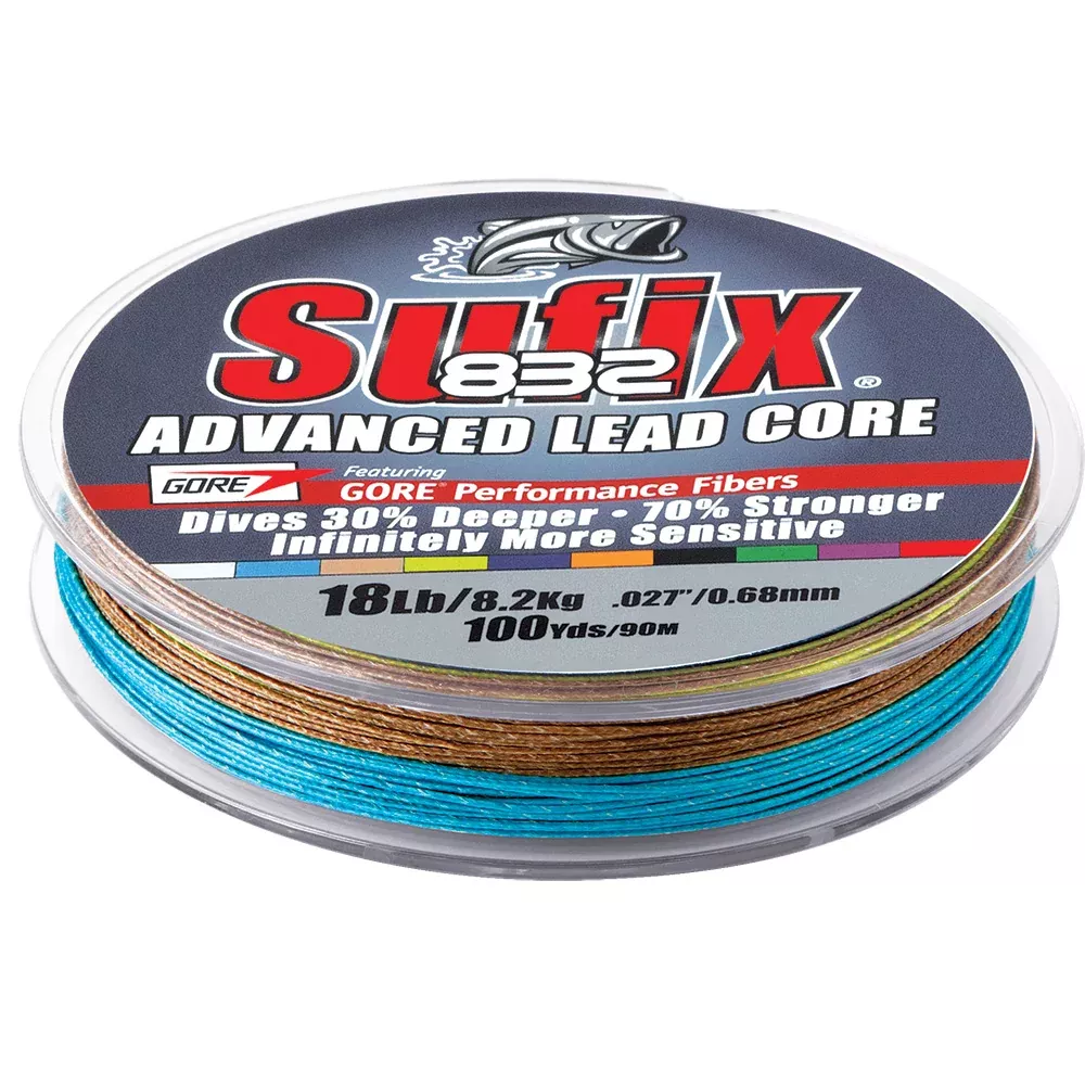 Sufix 832 Advanced Lead Core - 18lb - 10-Color Metered - 100 yds [658-