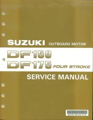 Suzuki - 4-Stroke Service Manual - DF150 / DF175 (2006 to 2018) - 9950