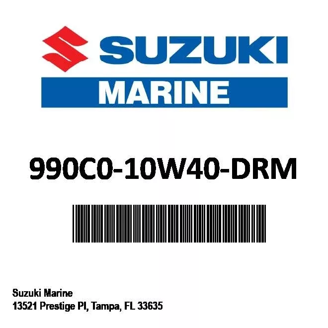 Suzuki - Ecstar mrne oil - 990C0-10W40-DRM