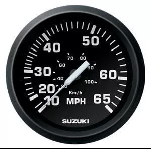 Suzuki - Speedometer - 0-65 MPH - Black - 990C0-80002