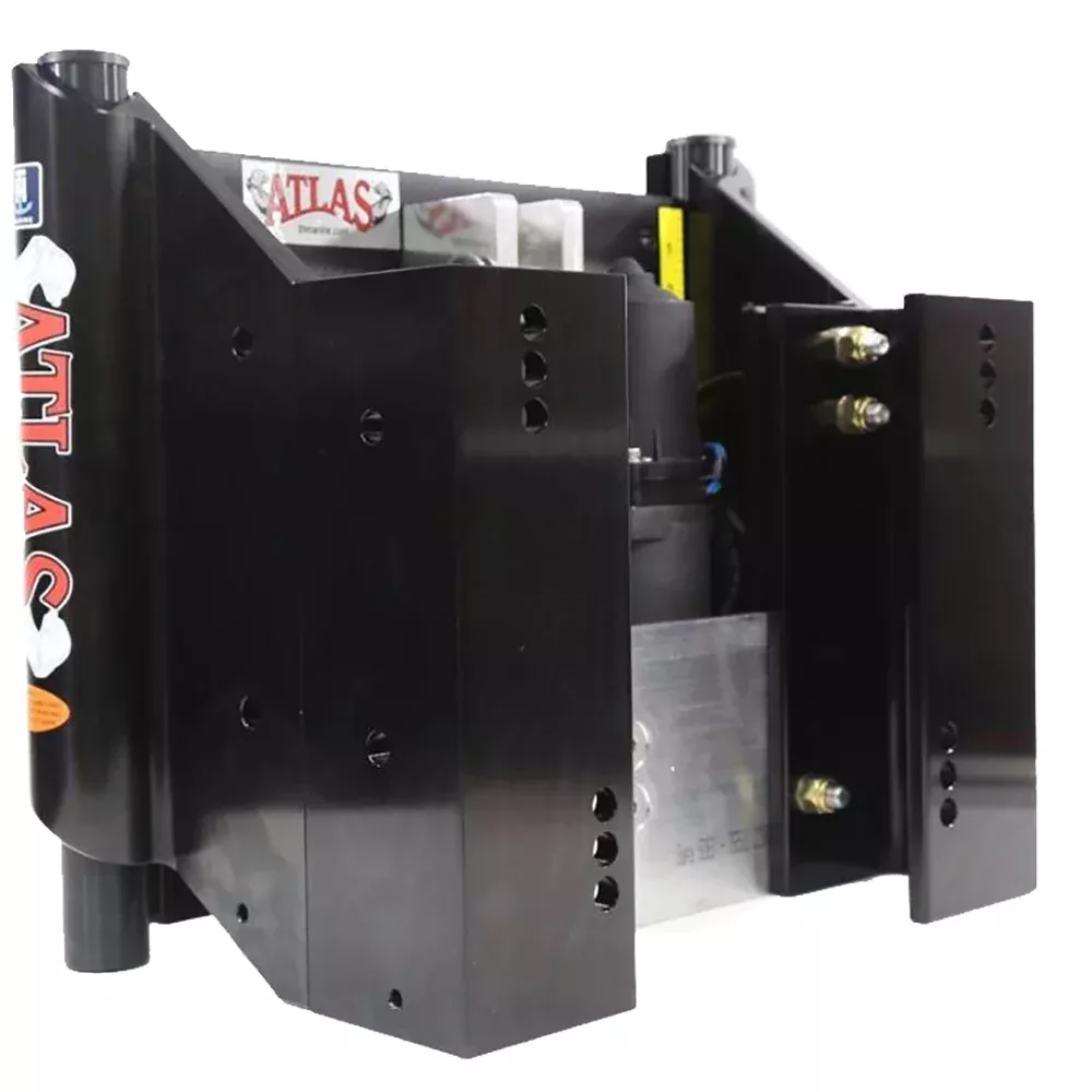 T-H Marine ATLAS 4" Set Back Hydraulic Jack Plate - Heavy Duty Black [