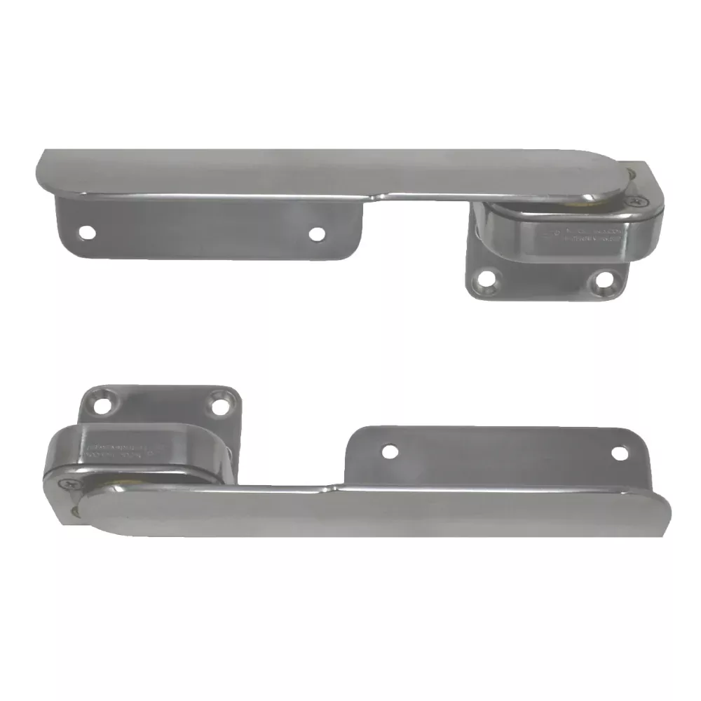TACO Command Ratchet Hinges - 9-3/8" - Polished 316 Stainless Steel -