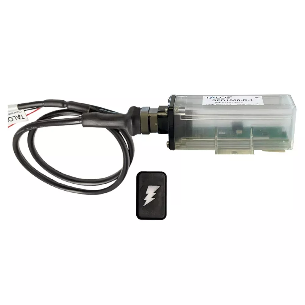 TALOS Remote Housing Lightning Detection System w/3' Cable - Black Rec