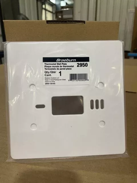 Thermostat Wall Plate, White