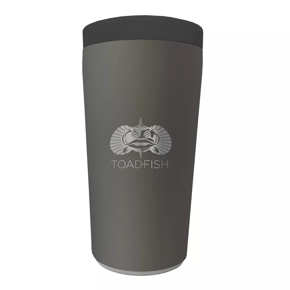 Toadfish Non-Tipping Can Cooler 2.0 - Universal Design - Graphite [500