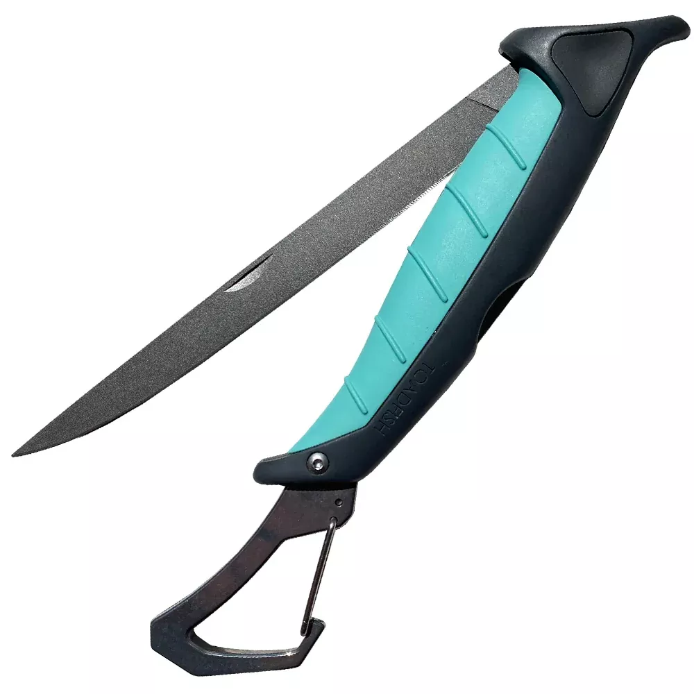 Toadfish Stowaway Folding Fillet Knife w/Built-In Carabiner - 7" [1029