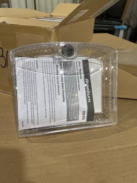 Universal Thermostat Guard, Clear Plastic