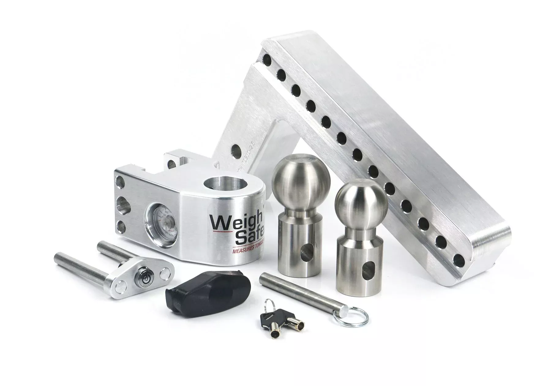 Weigh Safe 8" Drop Hitch w/ 3" Shank -Tongue Weigh Scale