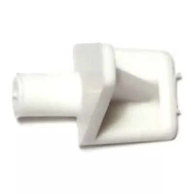 White Plastic Shelf Supports 5mm X 13mm X 18mm - Durable And Versatile