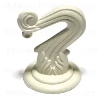 White Swag Hooks - Durable Metal Hanging Hardware For Home Decor