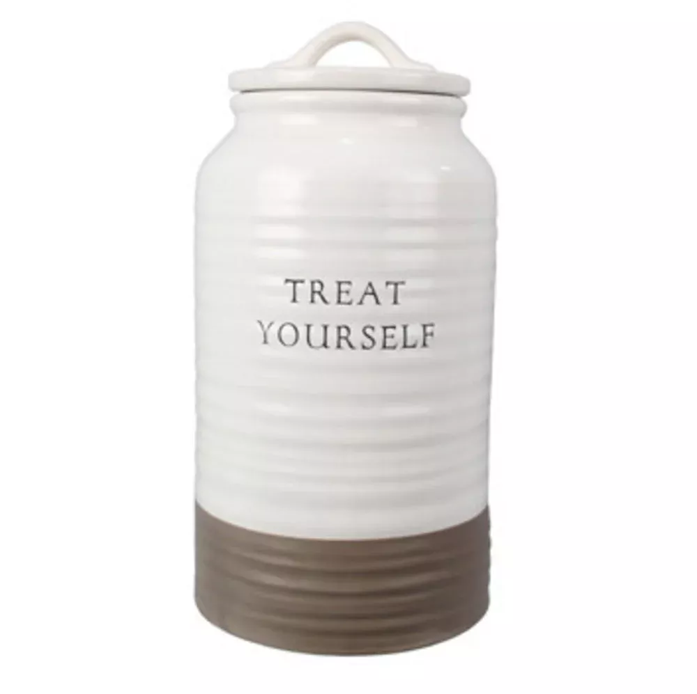 Young’s Inc Treat Yourself Ceramic Cookie Jar